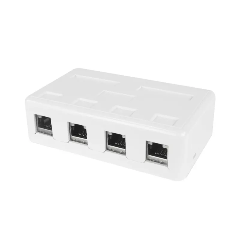 ACT placca keystone da parete vuota per 4 connettori femmina keystone