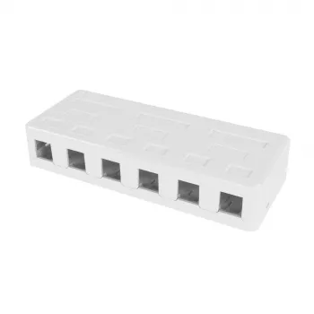 ACT placca keystone da parete vuota per 6 connettori femmina keystone