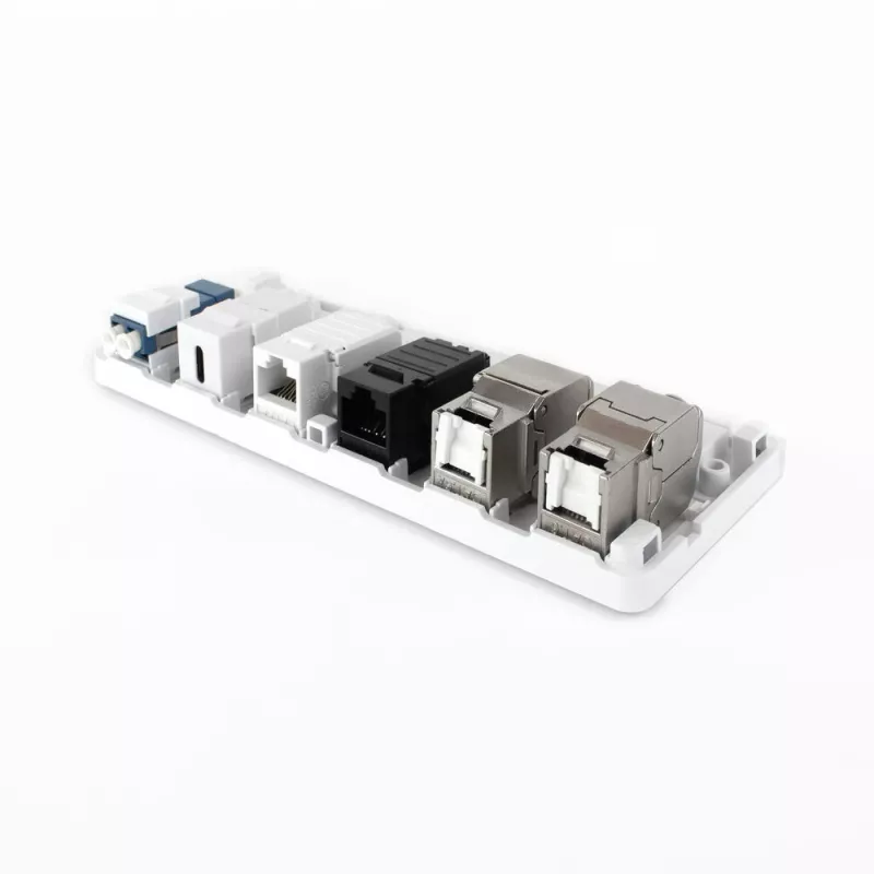 ACT placca keystone da parete vuota per 6 connettori femmina keystone