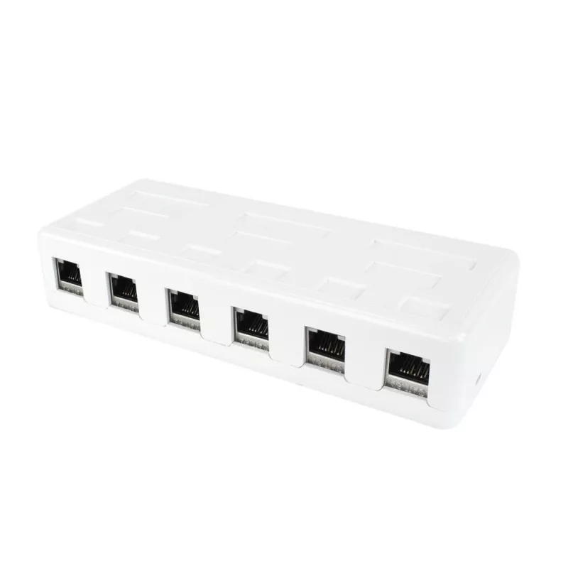 ACT placca keystone da parete vuota per 6 connettori femmina keystone