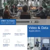ACT cavo ottico attivo (AOC) USB-C 3.2 Gen2, per touch panel, video, dati, alimentazione, 7,5 m