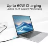 ACT cavo USB 3.0 10Gbps 60W USB Type-C, 1 metro, 1 m, USB C, USB C, USB 3.2 Gen 2 (3.1 Gen 2), 10 Gbit/s, nero