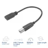 ACT cavo adattatore da connettore femmina USB-C a USB-B 2.0 per stampante 0,2 m