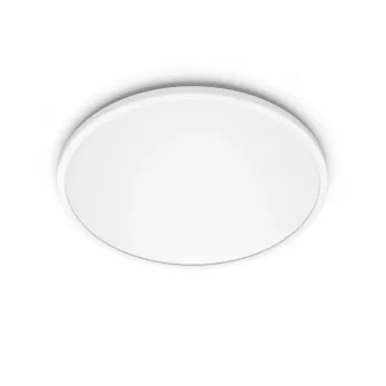 Philips Functional plafoniera extra sottile 18 W, LED, lampadina non sostituibile, 2700 K, 1500 lm, IP20, bianco