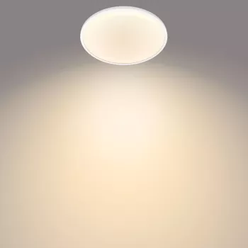 Philips Functional plafoniera extra sottile 18 W, LED, lampadina non sostituibile, 2700 K, 1500 lm, IP20, bianco