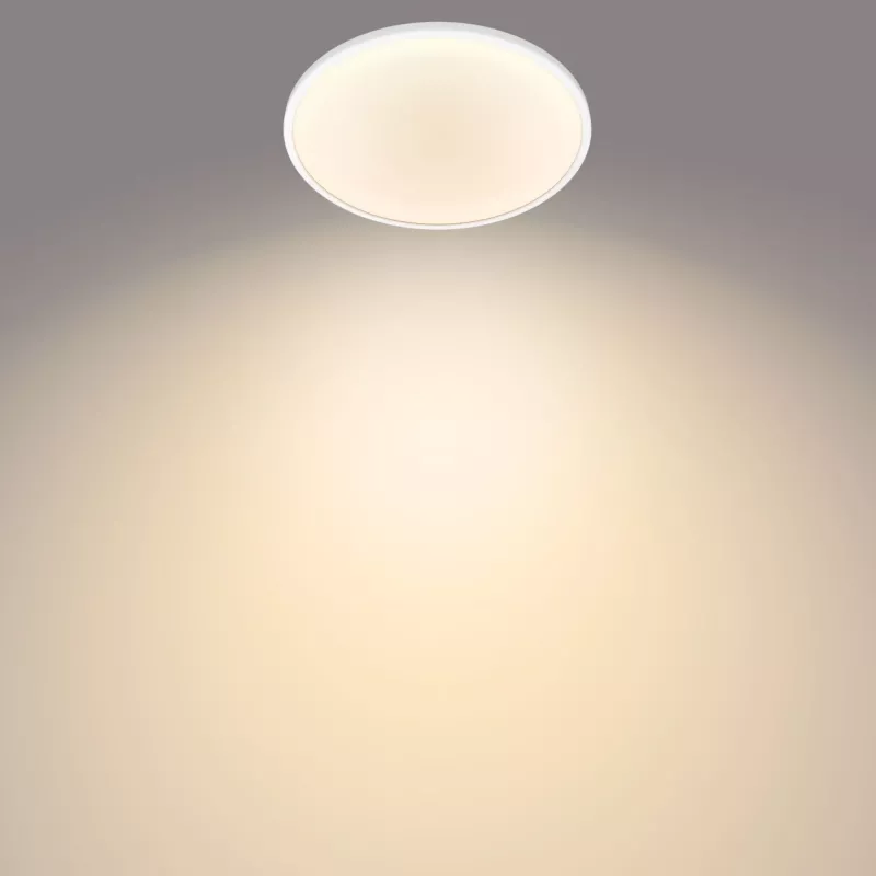 Philips Functional plafoniera extra sottile 18 W, LED, lampadina non sostituibile, 2700 K, 1500 lm, IP20, bianco