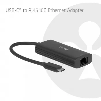 Club3D CAC-2531 Adattatore da USB-C a RJ45 Ethernet 10 Gbps