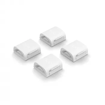 Philips Hue connettore Flux confezione da 4, connettore a I, bianco, plastica, Philips by Signify, 21 mm, 21 mm