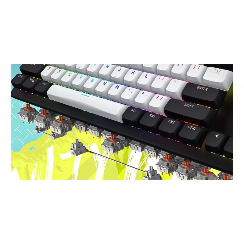 HATOR Gravity TKL tastiera gaming USB QWERTY US English nero