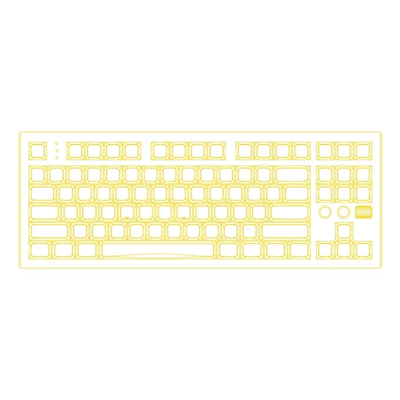 HATOR Gravity TKL tastiera gaming USB QWERTY US English nero