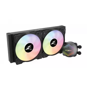 Zalman ALPHA24 nero dissipatore a liquido per CPU radiatore 280 mm 2 ventole da 140 mm pompa ARGB dual processor all-in-one 12 cm