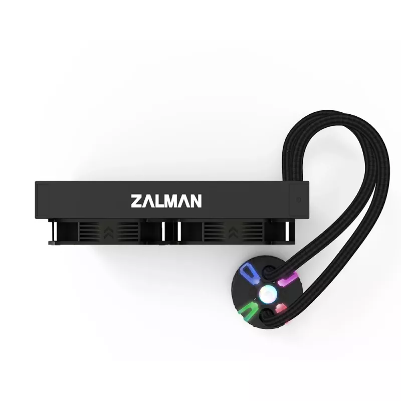 Zalman RESERATOR5 Z24 ARGB nero sistema di raffreddamento per computer processore all-in-one a liquido 12 cm