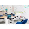 HP cuffie stereo USB, con filo, ufficio/call center, 20 - 20000 Hz, 110 g, cuffie, nero
