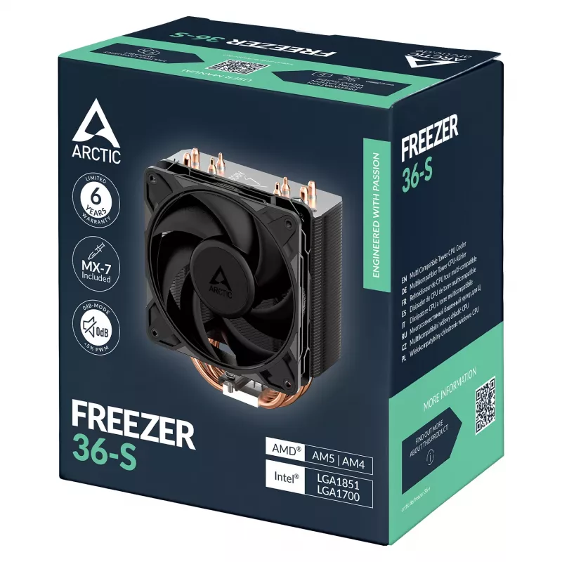 ARCTIC Freezer 36-S dissipatore ad aria per CPU - nero