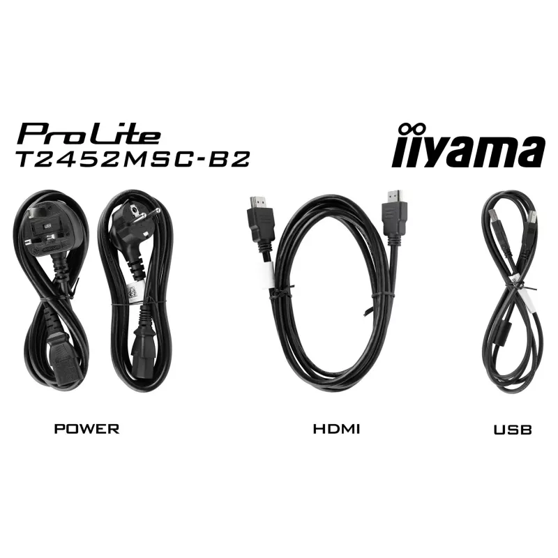 iiyama ProLite T2452MSC-B2 monitor touchscreen 23,8 pollici FHD