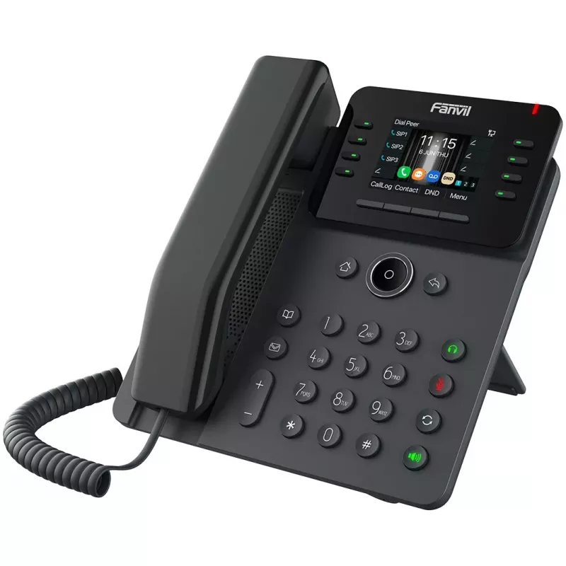Fanvil V62G telefono IP da tavolo Gigabit SIP (12 linee, display a colori)