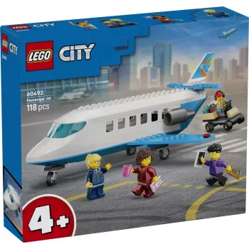LEGO City 60492 Aereo passeggeri (118 pezzi)