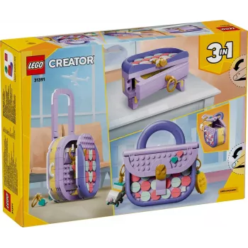 LEGO Creator 3-in-1 31391 Borsa alla moda con spazio contenitivo (272 pezzi)
