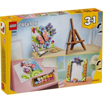 LEGO Creator 3-in-1 31390 Quadro decorativo floreale (348 pezzi)