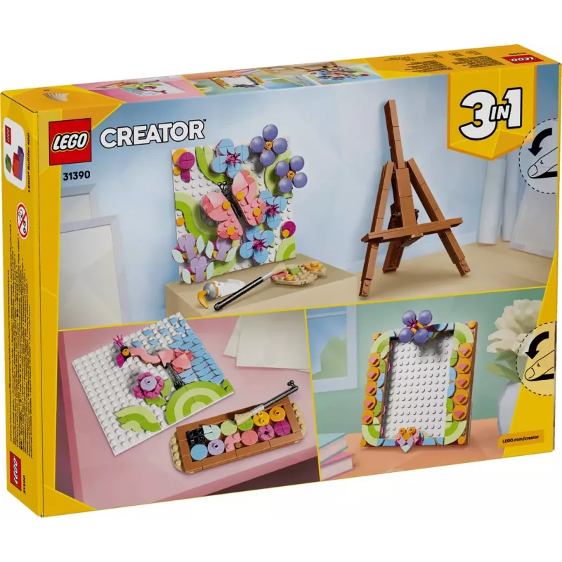 LEGO Creator 3-in-1 31390 Quadro decorativo floreale (348 pezzi)