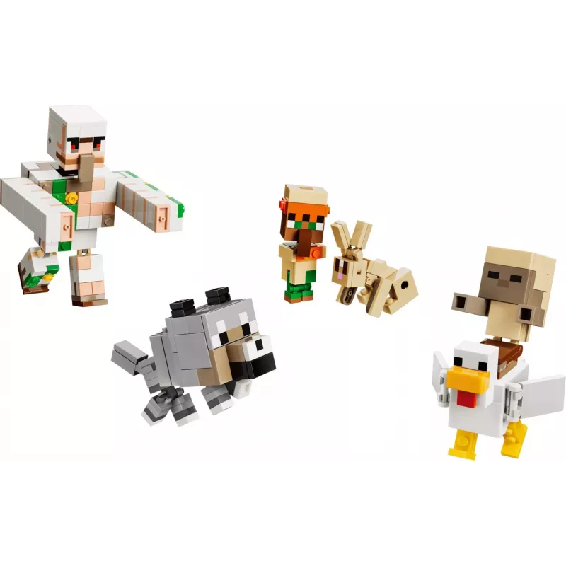 LEGO Minecraft 21592 Attacco nel deserto del cavaliere di polli (428 pezzi)