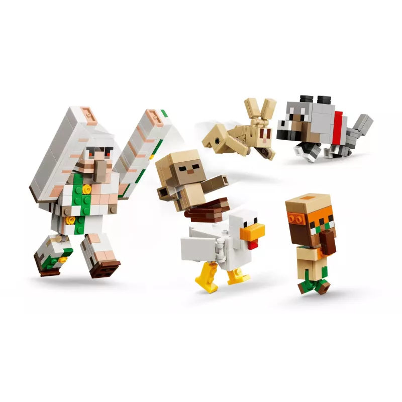 LEGO Minecraft 21592 Attacco nel deserto del cavaliere di polli (428 pezzi)
