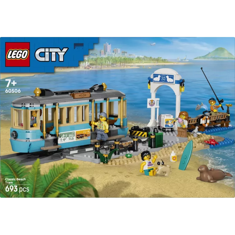 LEGO City 60506 Tram balneare classico (693 pezzi)
