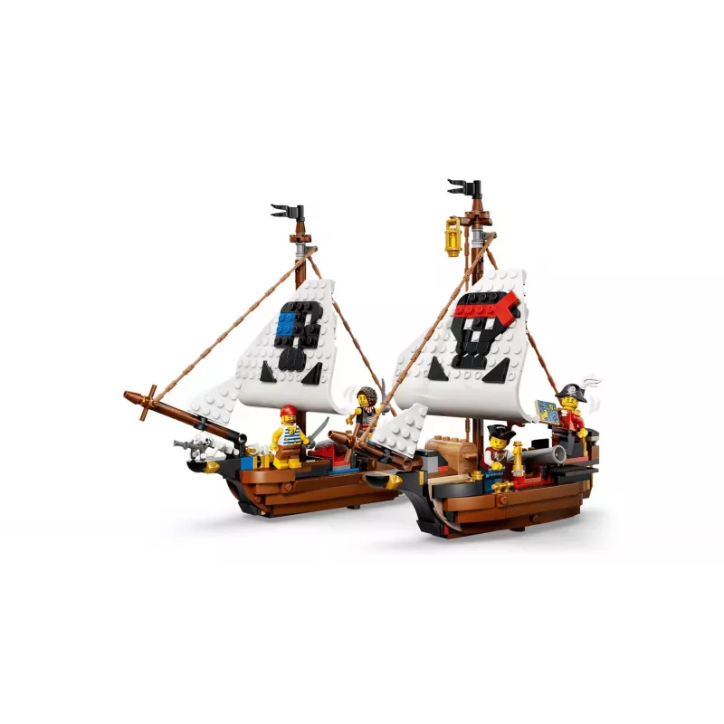 LEGO Creator 3-in-1 31387 Nave pirata iconica (1074 pezzi)