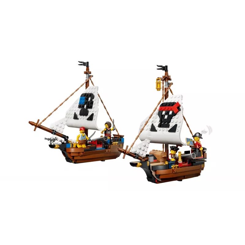 LEGO Creator 3-in-1 31387 Nave pirata iconica (1074 pezzi)