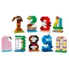 LEGO 40807 Numeri per compleanno - decorazione torta con animali da costruire (281 pezzi)
