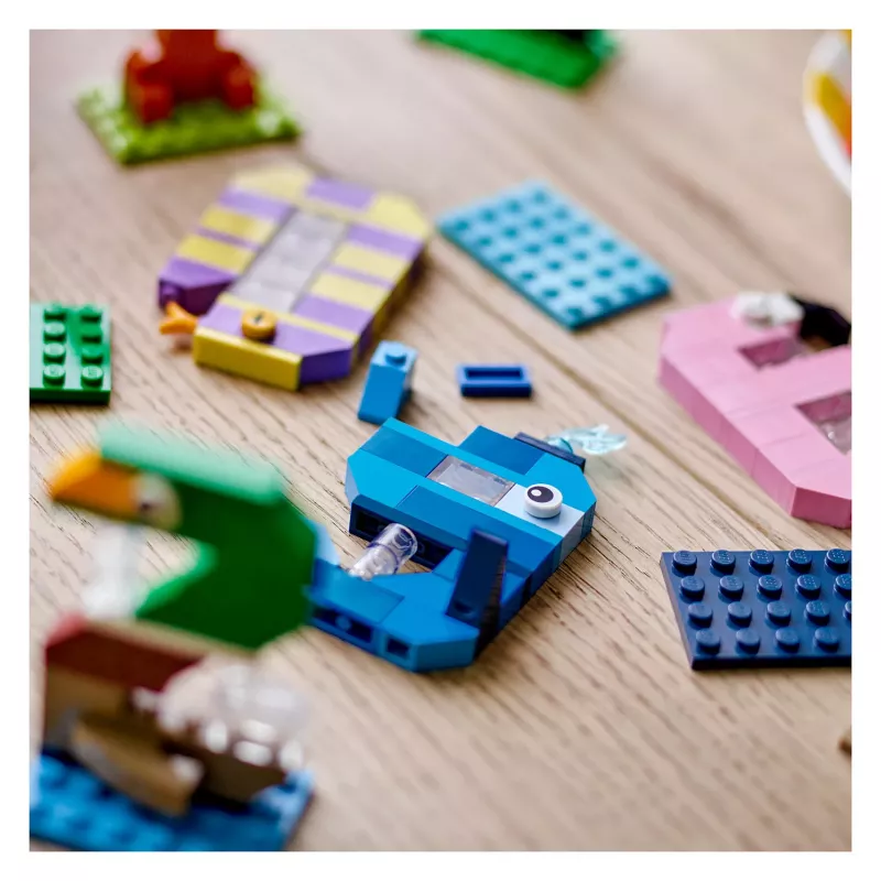 LEGO 40807 Numeri per compleanno - decorazione torta con animali da costruire (281 pezzi)