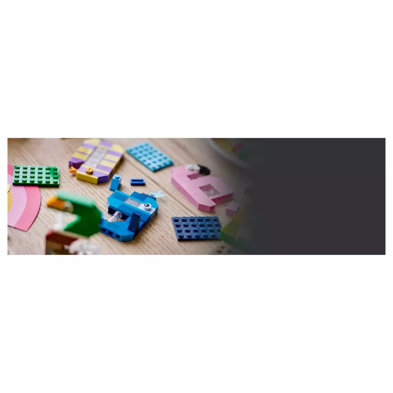 LEGO 40807 Numeri per compleanno - decorazione torta con animali da costruire (281 pezzi)
