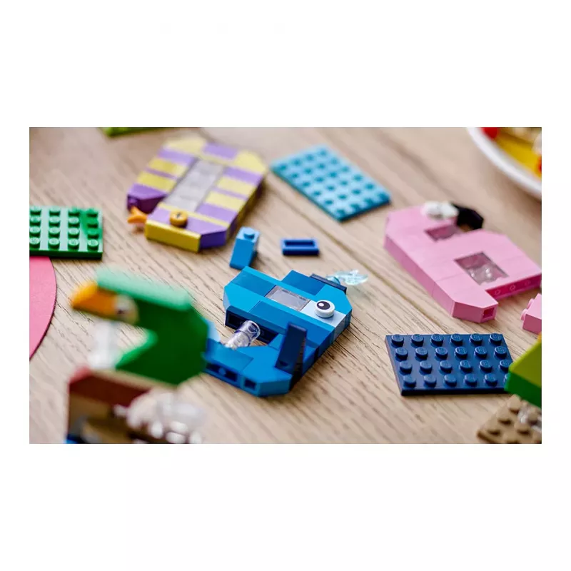 LEGO 40807 Numeri per compleanno - decorazione torta con animali da costruire (281 pezzi)