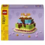 LEGO 40815 Torta di compleanno - torta da costruire con candeline (219 pezzi)