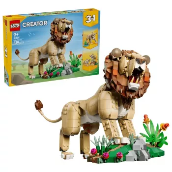 LEGO Creator 3-in-1 31386 Animali selvatici: leone maestoso (839 pezzi)