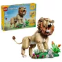 LEGO Creator 3-in-1 31386 Animali selvatici: leone maestoso (839 pezzi)