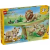 LEGO Creator 3-in-1 31386 Animali selvatici: leone maestoso (839 pezzi)