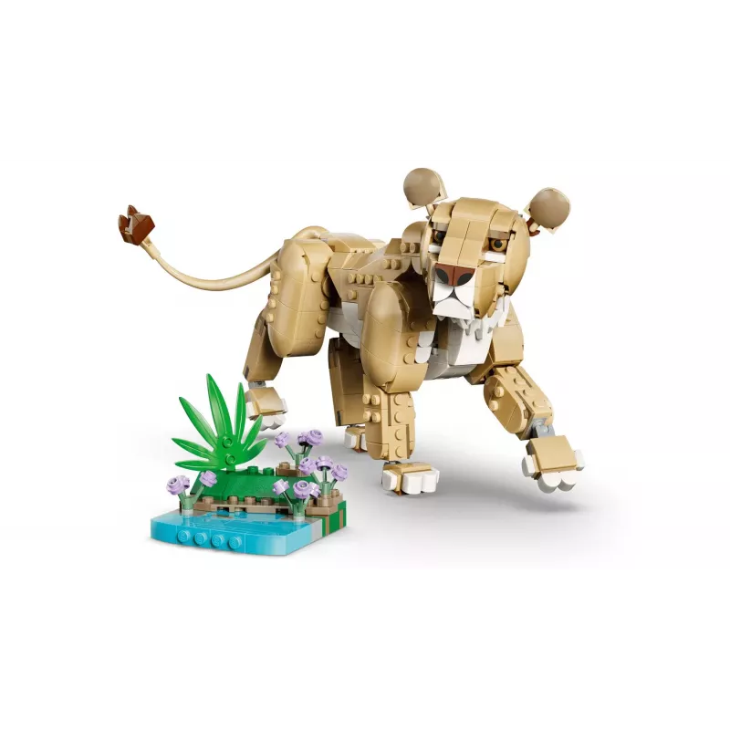 LEGO Creator 3-in-1 31386 Animali selvatici: leone maestoso (839 pezzi)