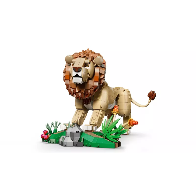 LEGO Creator 3-in-1 31386 Animali selvatici: leone maestoso (839 pezzi)