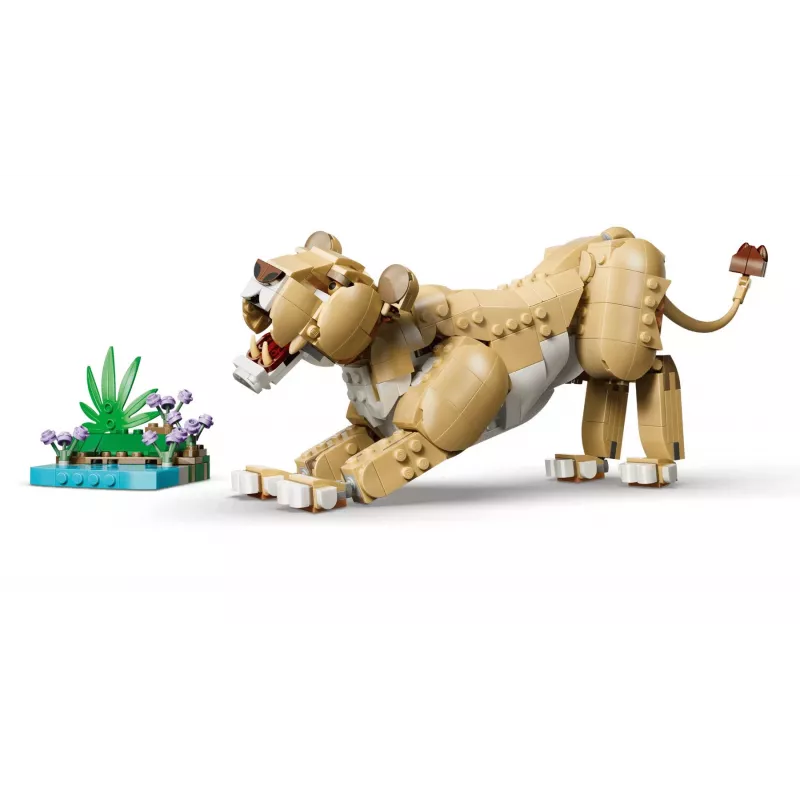 LEGO Creator 3-in-1 31386 Animali selvatici: leone maestoso (839 pezzi)