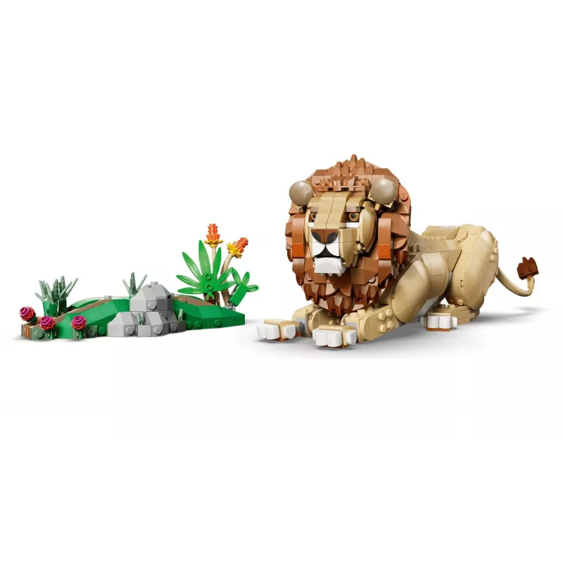 LEGO Creator 3-in-1 31386 Animali selvatici: leone maestoso (839 pezzi)