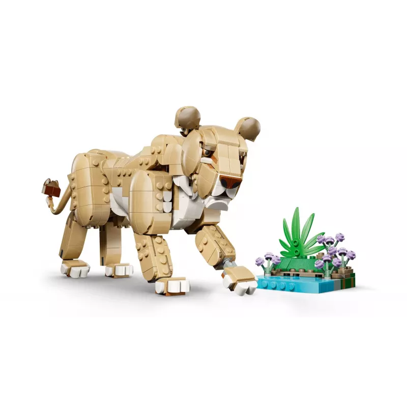 LEGO Creator 3-in-1 31386 Animali selvatici: leone maestoso (839 pezzi)