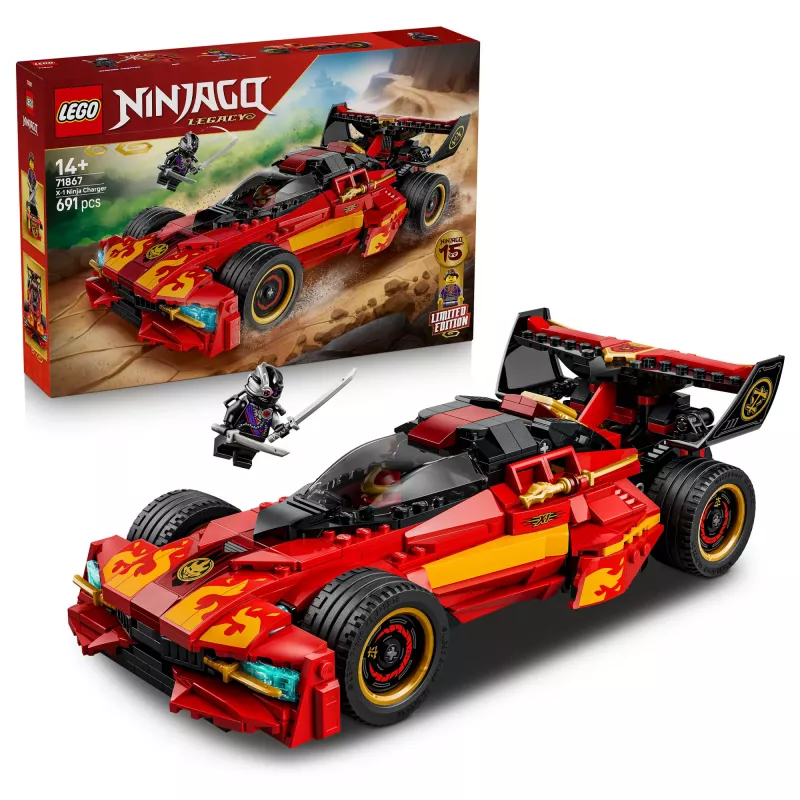 LEGO NINJAGO 71867 X-1 Ninja Charger 15° anniversario (691 pezzi)