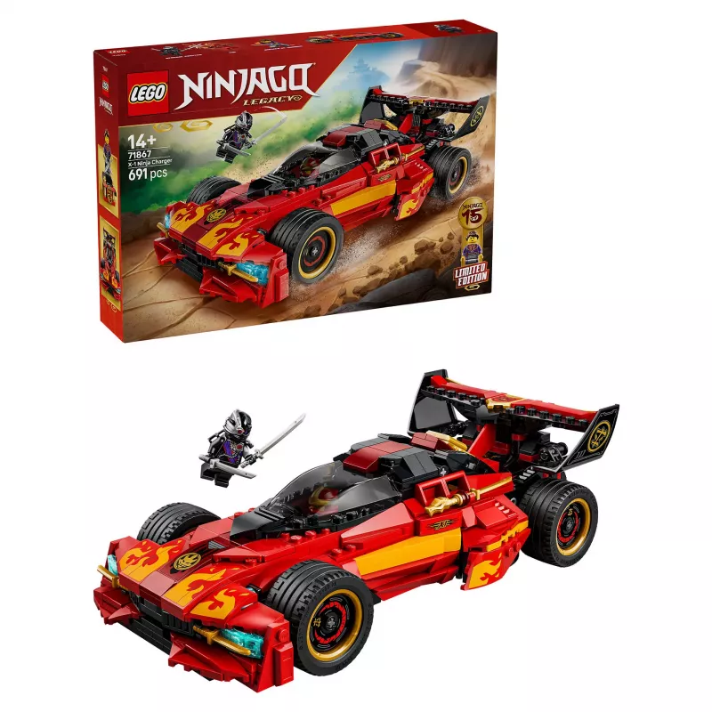 LEGO NINJAGO 71867 X-1 Ninja Charger 15° anniversario (691 pezzi)