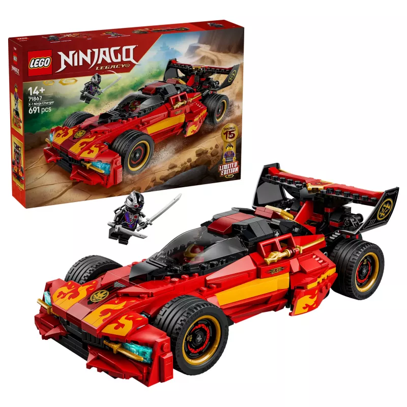 LEGO NINJAGO 71867 X-1 Ninja Charger 15° anniversario (691 pezzi)