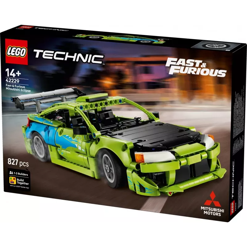 LEGO Technic 42229 Fast & Furious Mitsubishi Eclipse (827 pezzi)
