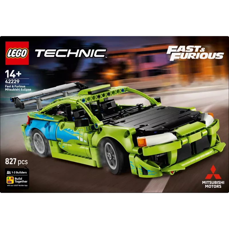 LEGO Technic 42229 Fast & Furious Mitsubishi Eclipse (827 pezzi)