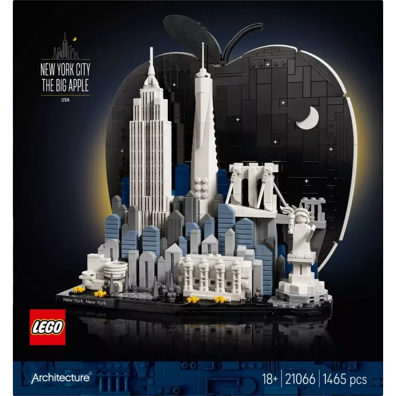 LEGO Architecture 21066 New York City - The Big Apple (1465 pezzi)