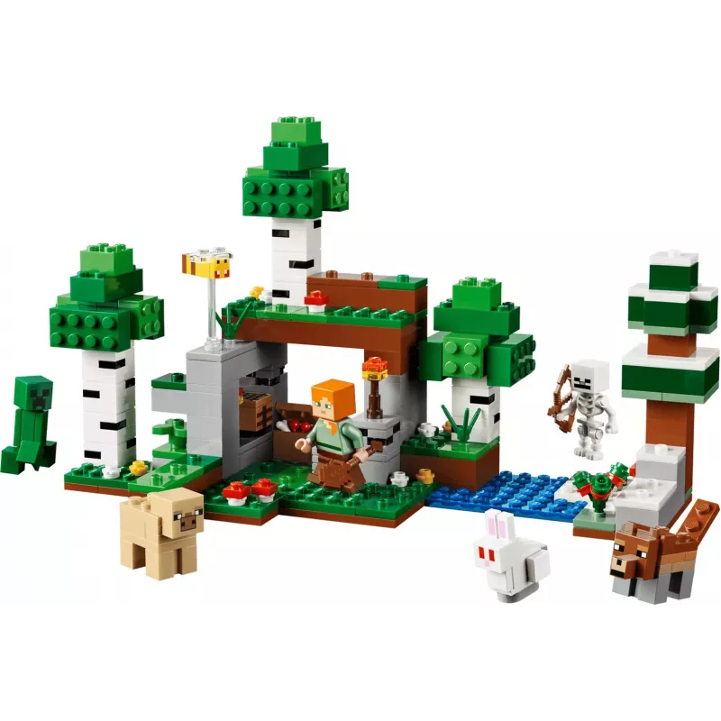LEGO Minecraft 21593 Avventura della prima notte (301 pezzi)