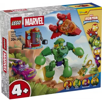 LEGO Marvel 11211 Loki contro Team Iron Man (204 pezzi)